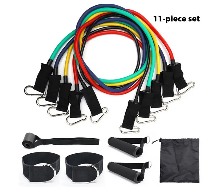 Home Workouts Physical Therapy Exercise Silicone Pull Rope Set For Resistance Training Buy