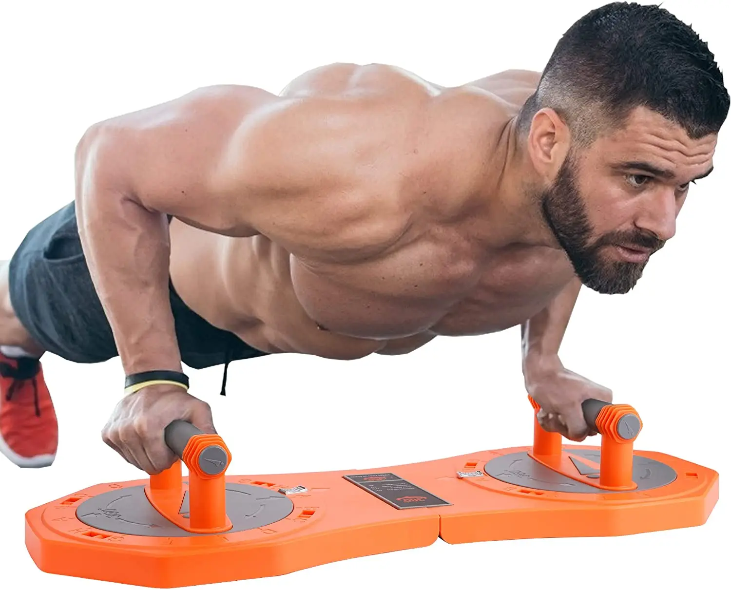 

Home Gym Exercise Training 360 Rotatable Portable Foldable Push Up Board with Counter