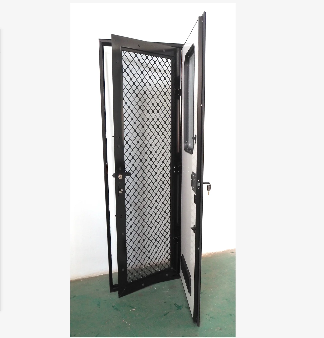 

RV Entry Door, Inexpensive camper doors, square corner rv entry door