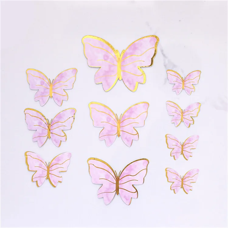 Hot Selling Butterfly Cake Insert Party Supplies Acrylic Wedding ...