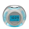 KH-CL020 Fashionable Stylish Glowing LED Color Change Alarm Mini Digital Clock for Car