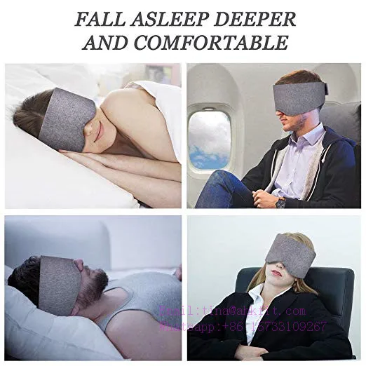 
Amazon top sale handmade night mask 100% cotton sleep eye mask custom 