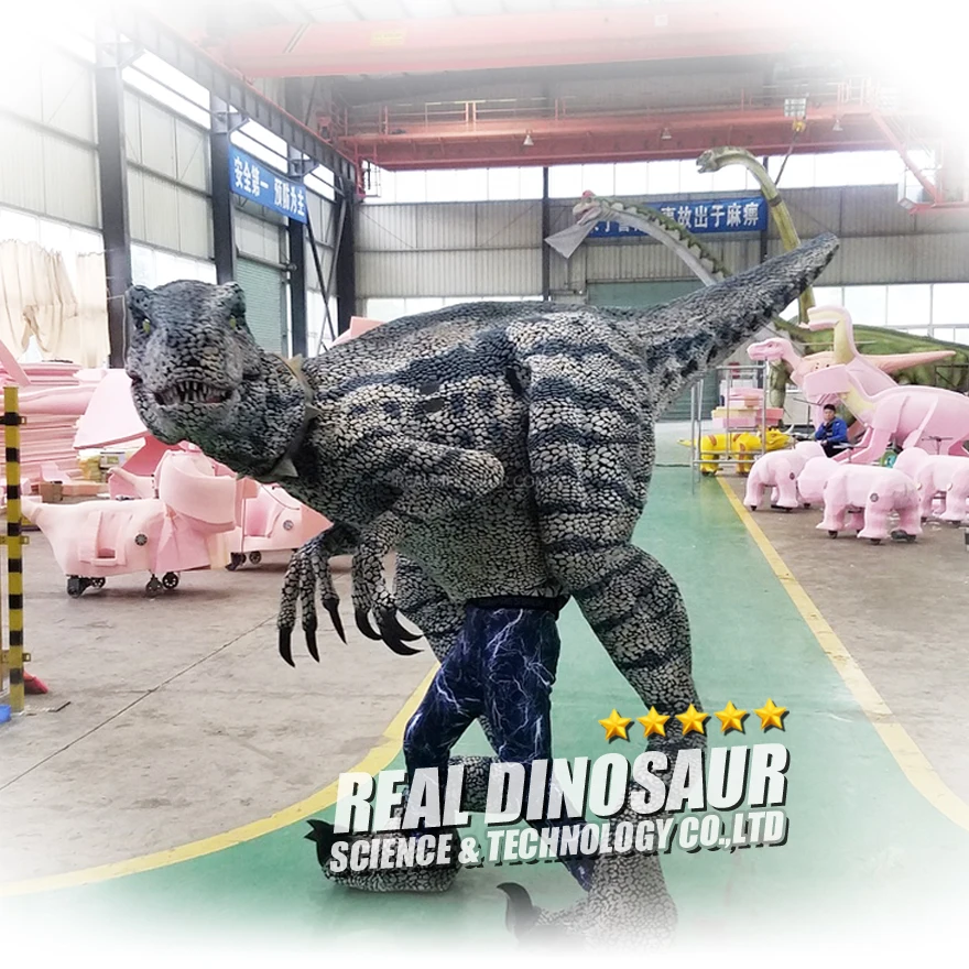 

Dinosaur Equipment Animatronic Velociraptor Dinosaur Costume, Simulation colors or depend on customers