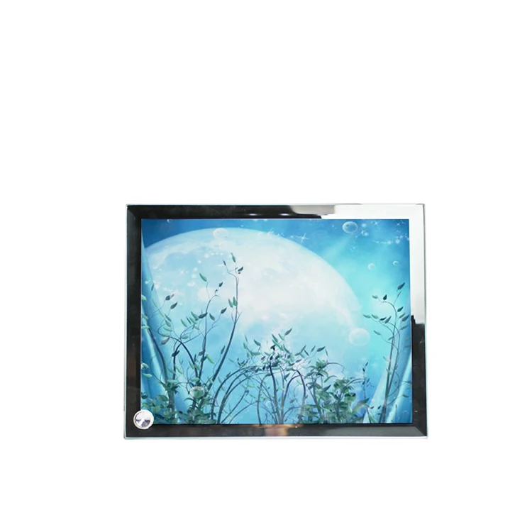 Best selling custom glass double sided glass picture frame square photo frame wholesale photo frame