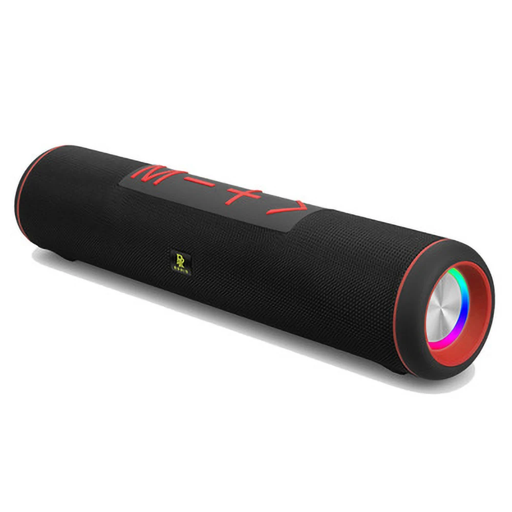 

3D Surround Sound speaker with colorful lights audio home wireless Stereo subwoofer round speaker support card gift speaker