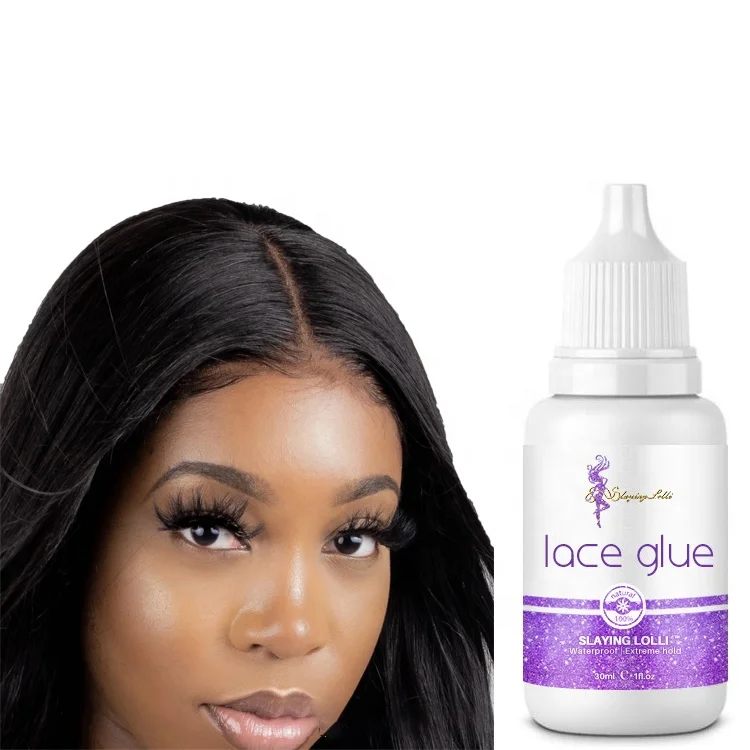 

Ready To Ship Free Sample Slaying Lolli Brand Private Lable Top Clear Lace Front Wigs Glue Adhesive