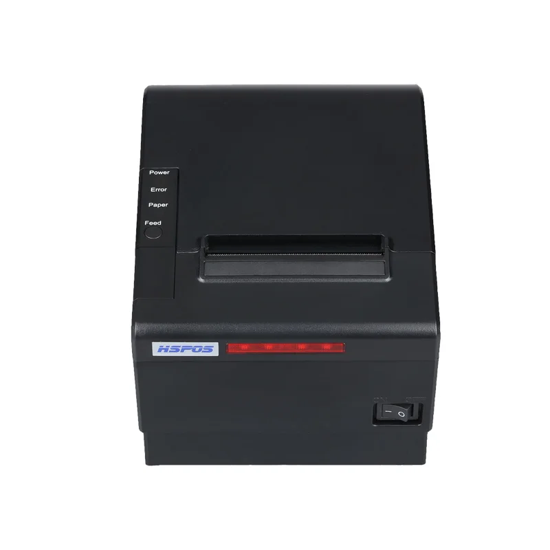 

Black color 80mm Desktop thermal receipt Ticket Cloud Printer with USB+Lan+WIFI+GPRS interface and Voice broadcast for Hotel