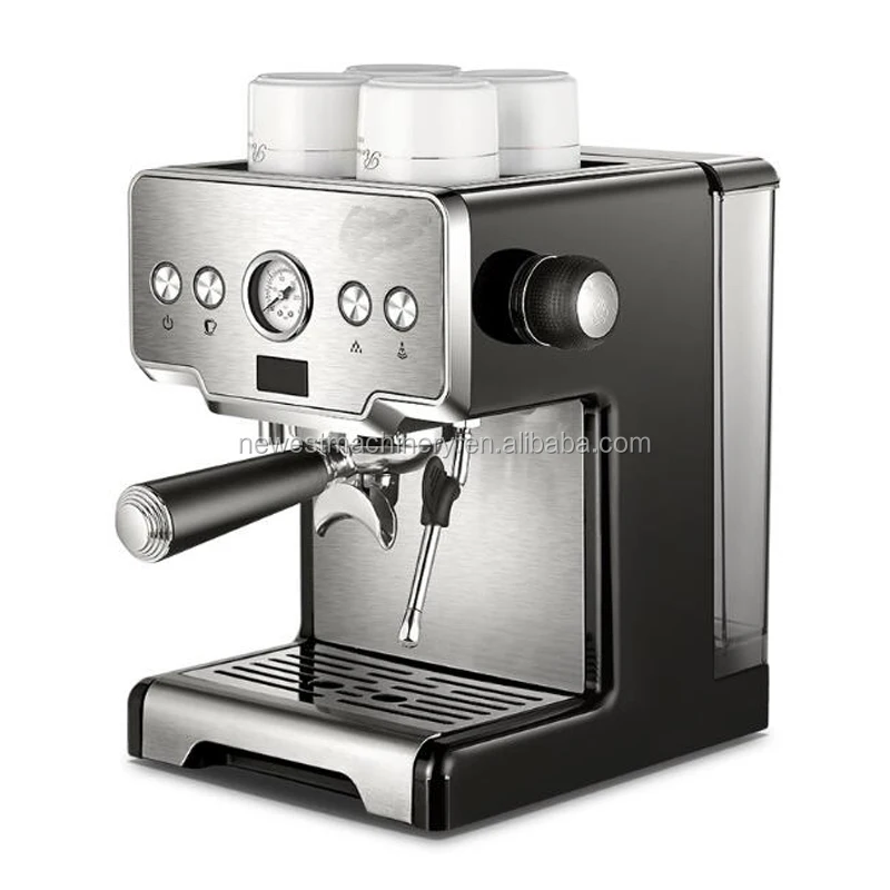 

15 Bar Italian Coffee Machine Stainless Steel Steam Semi-automatic Milk Bubble Espresso Coffee Maker Commercial NT-3605