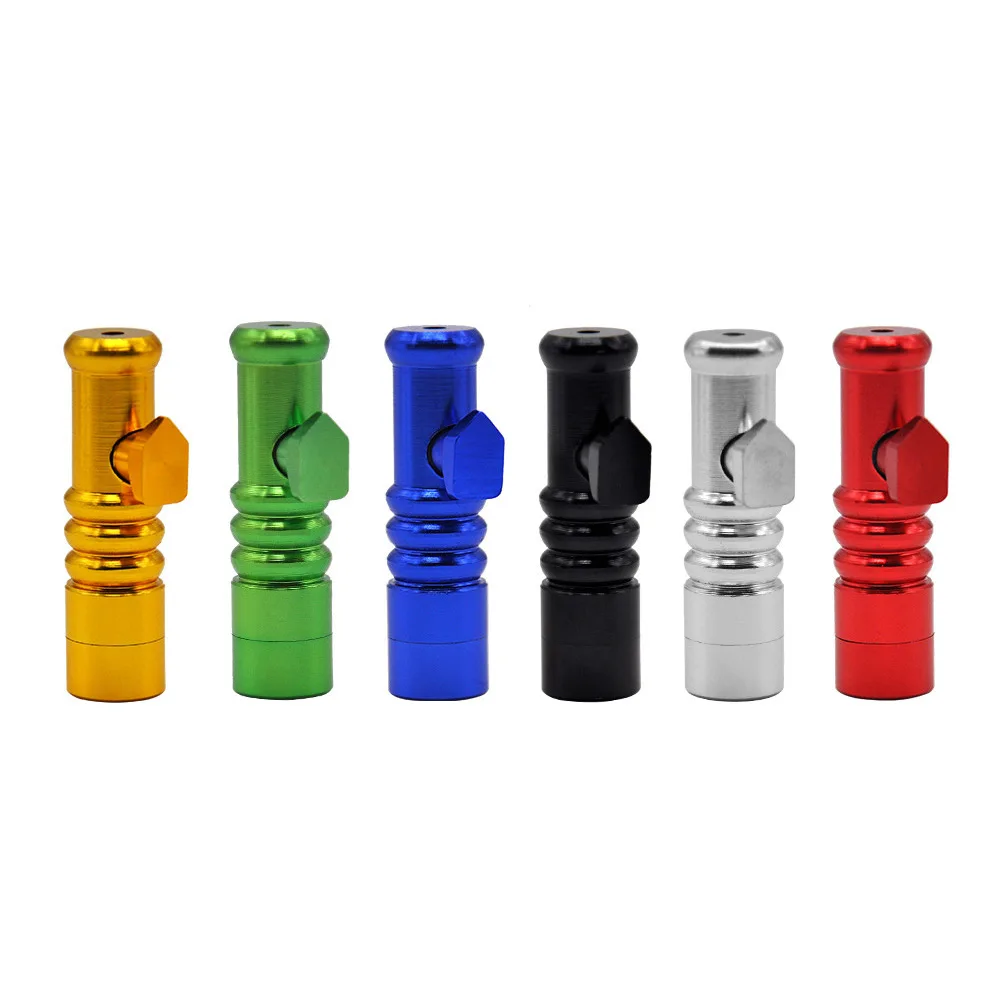 

Metal snuff bottle creative portable mini metal pipe factory direct wholesale and retail, Color mixing