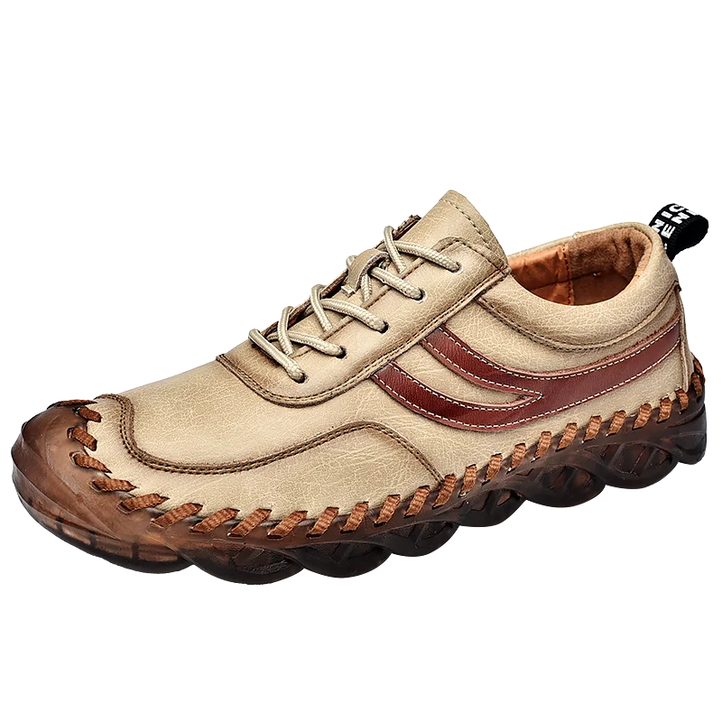 

Leather Men Shoes(Old) Shoe Unsex Fashion Summer 2021 sandals Brown Casual Shoes
