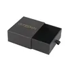 Black Gift Box Feature with Drawer and Black Ribbon Pull