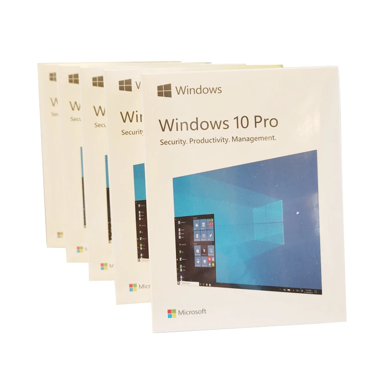 

2021 Newest Version Microsoft Windows 10 Pro 32/64 bit USB FPP Retail English Box Coa Stickers Windows 10 Pro Key