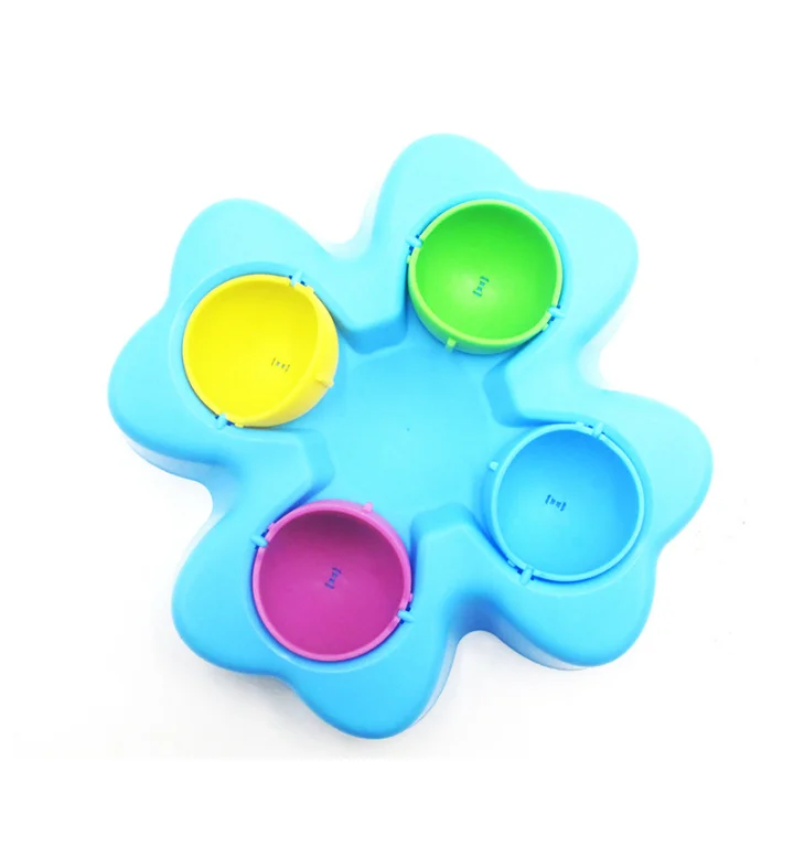 

Four Leaf Clover Educational Toy For Dogs Cats Pet Food Leakage Toy Superior Time Killing Toy