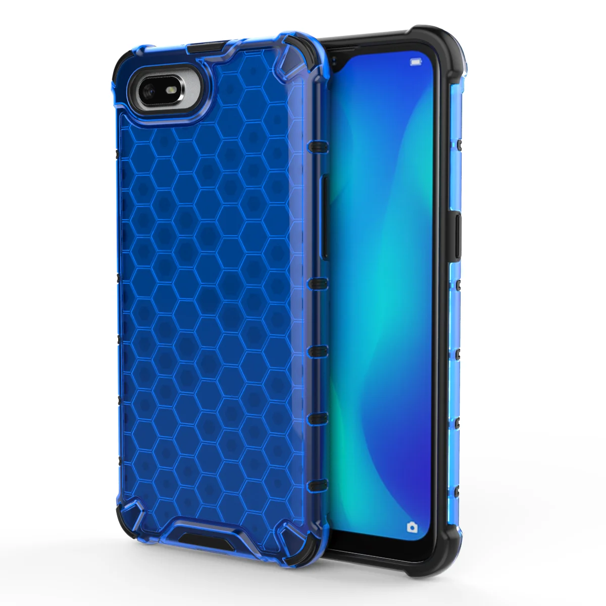 

Mobile Phone Cover For Oppo Realme C2 2020 Shockproof Tpu Pc Clear Phone Case, 5 colors