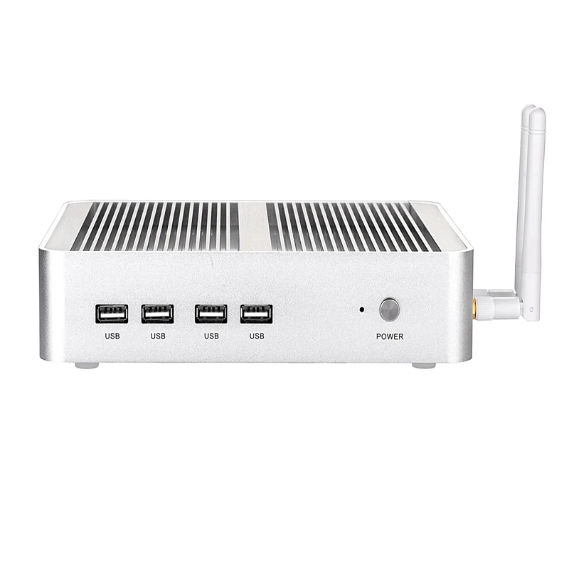 

Partaker B16 i5 Mini PC Fanless With Intel Core i5 8250U kaby lake Barebone PC USB HTPC Win10 Mini PC DDR4 RAM WiFi, Silver