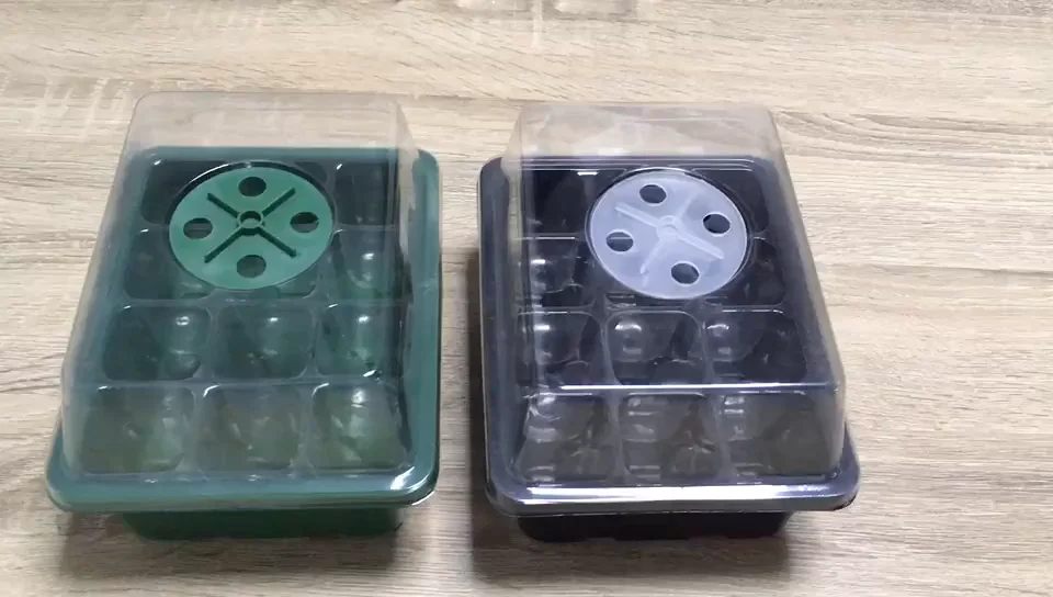 Hot Sale Seed 6 / 12 Cells Per Tray Germination Vegetable Plant Plastic