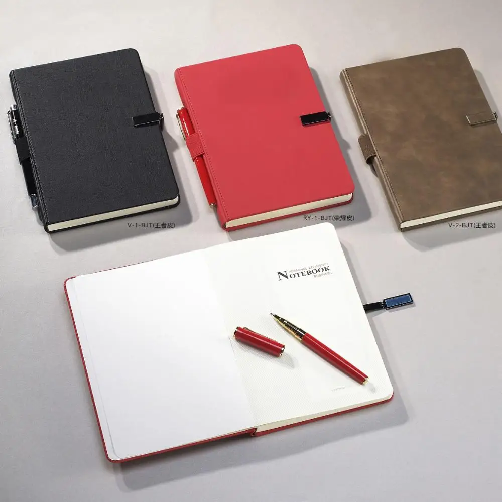 
Office School Supplies Promotional Gifts A5 Organizer Planner Soft Cover Leather Custom Notebook 