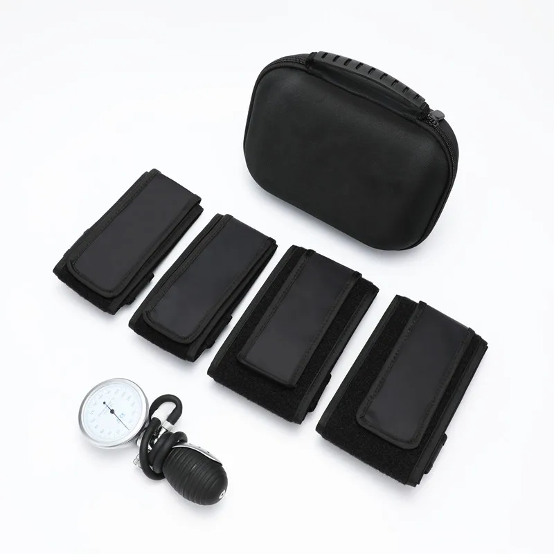 

High Quality Resistence Bands Set BFR Cuff Band Fabric Workout Exercise Train Device 300mmHg Strength, Assorted color