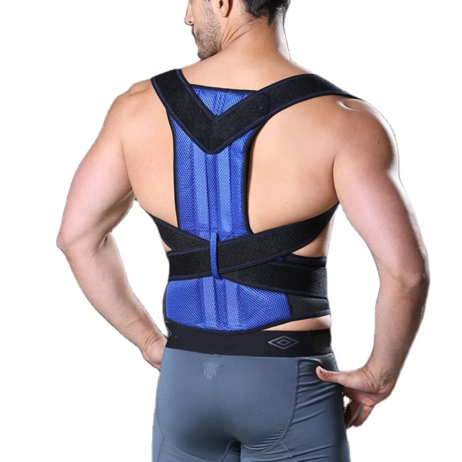 

Fashional Gym Back Support Brace Back Posture Corrector S Black Spandex Belt Adult