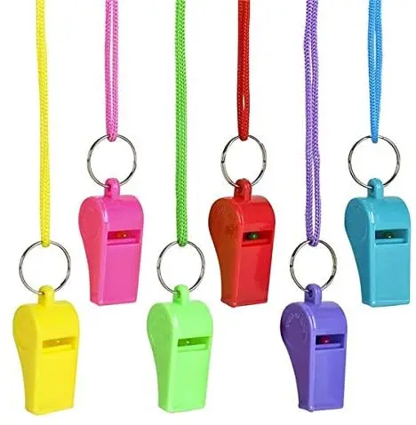 

New Design Loud Whistles OEM Good Quality Promotional Colorful Whistles For Referee, Customized color