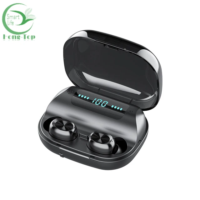 BQ263 1200mah power bank charging case earphones bluetooth headphones noise cancelling true wireless earbuds