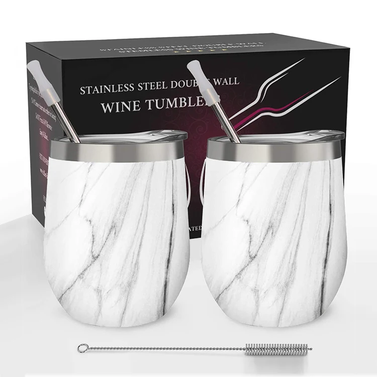 

Amazon Hot Sale Custom color Travel Mug BPA Free Double Wall Stainless Steel wine Tumbler in bulk