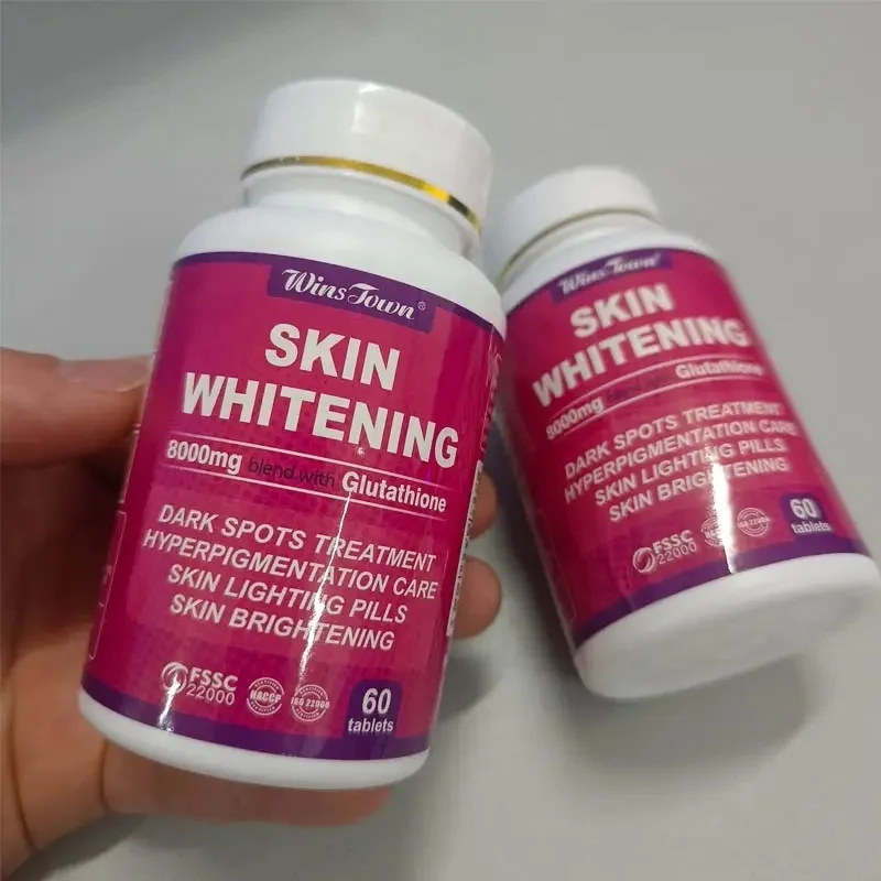 

skin whitening tablet lightening skin pills l-glutathione anti aging product beauty glow dark spots collagen capsules