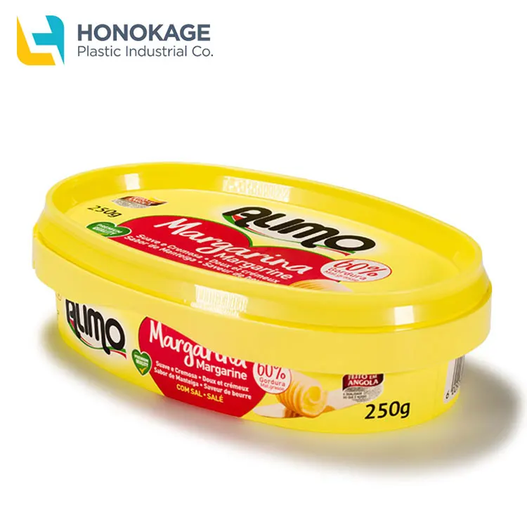 250ml Iml Plastic Butter Tubs With Tamper Evident Proof Tab - Buy 250ml ...