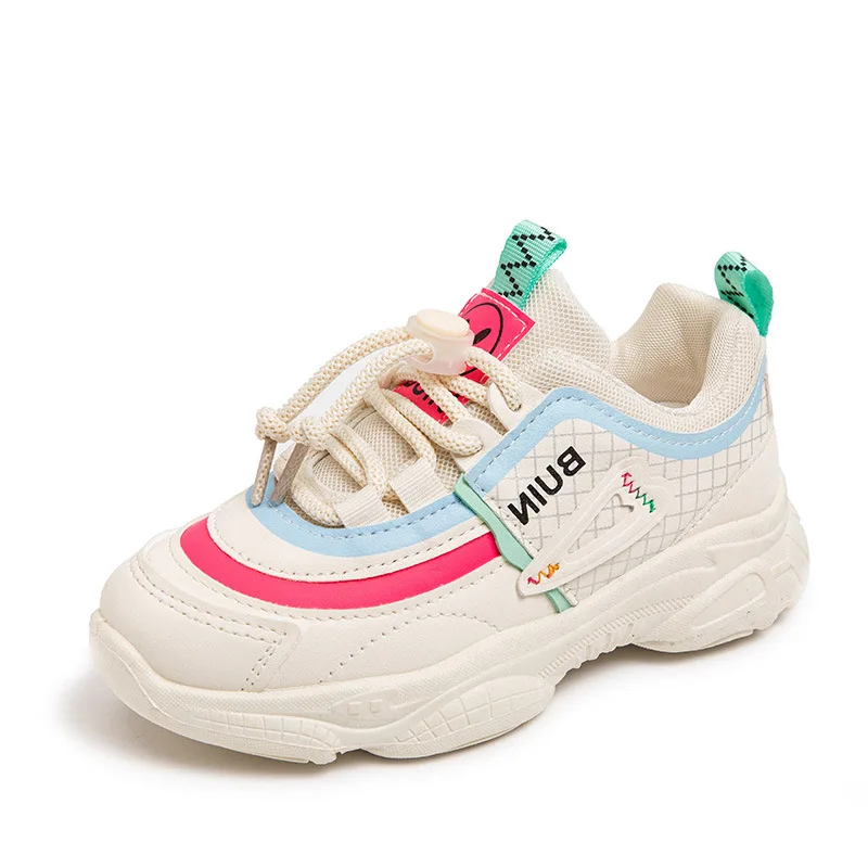 

DianSen New Spring And Autumn Travel Kid Shoes Soft Rubber Bottom Sole Non-slip Wear-resistant Sports Shoes For Girls