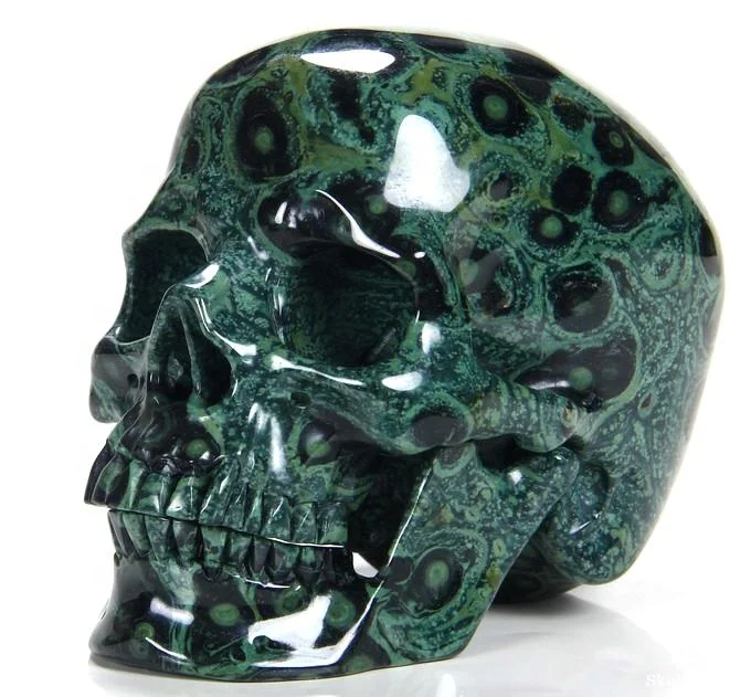 
Wholesale natural gemstone kambaba quartz crystal detachable skulls 