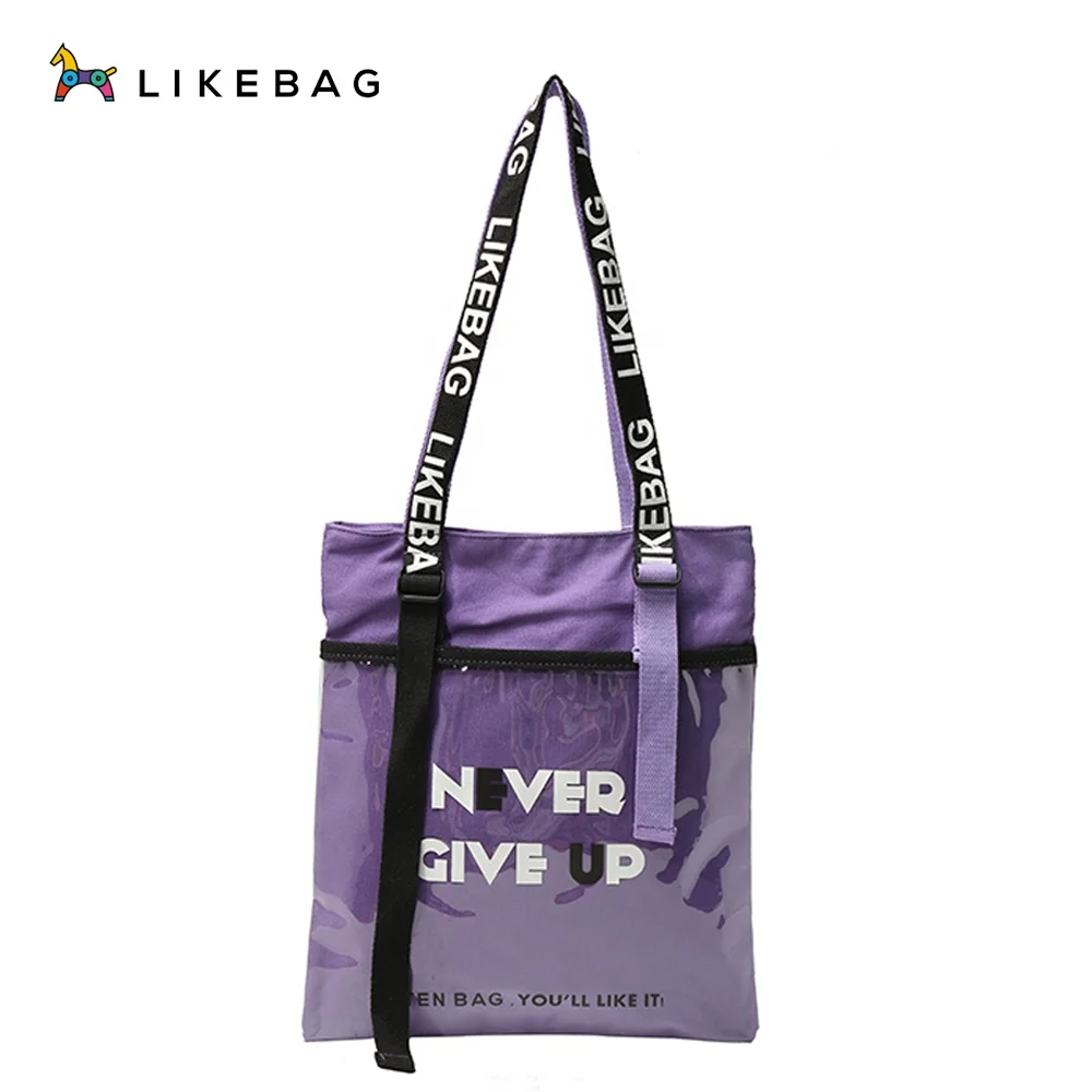 

LIKEBAG new hot sale fashion casual canvas shoulder bag