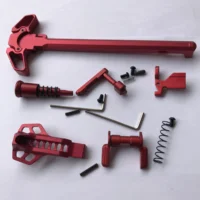 

Six item combo RC0001 AR-15 Mil-Spec Red Standard Bolt Catch Assembly for .223 lower standard bolt catch
