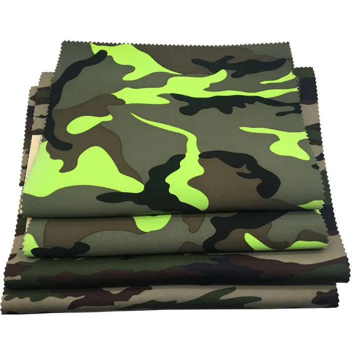 Free Sample 1mm Soft Neoprene Fabric Sheets With Camouflage Polyester Fabric Factory Supplier