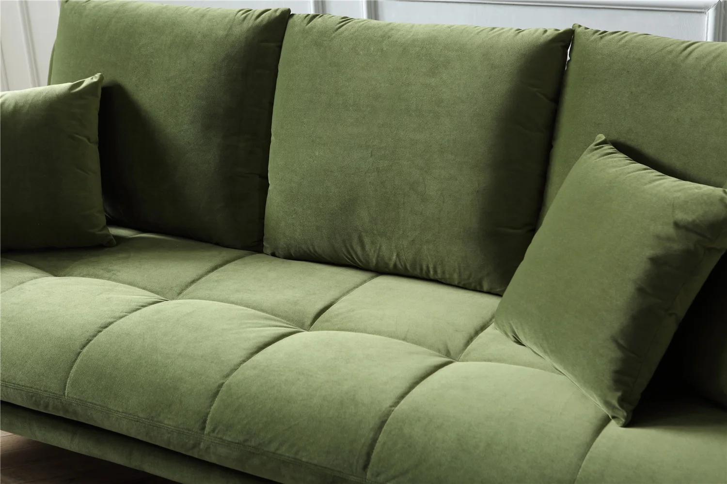 sofa kain hijau set sofa kain pelapis furnitur hijau tentara 3 2 sudut lembut buy modern sectional sofa set home sofa sofa hijau product on