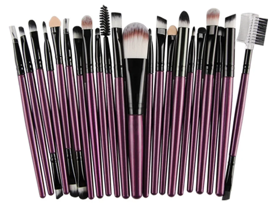 

20pcs make up brushes set powder fan brushes eye shadow blending brushes shading eyebrow beautiful make up tool