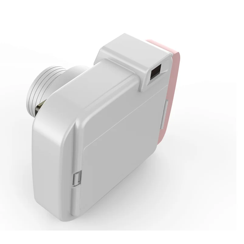 
New Selfie Shooting Instant Camera with Flash & 5 Lighting Modes, Compatible with Instant Mini Film, Blue/Pink 