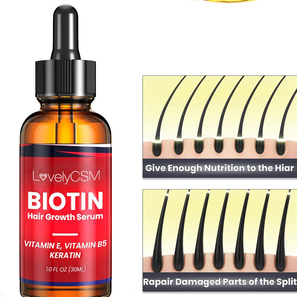 

Wholesale anti hair loss care repairing serum ginger oil serum hair regrowth serum vitamin b5 biotin hair growth oil for men