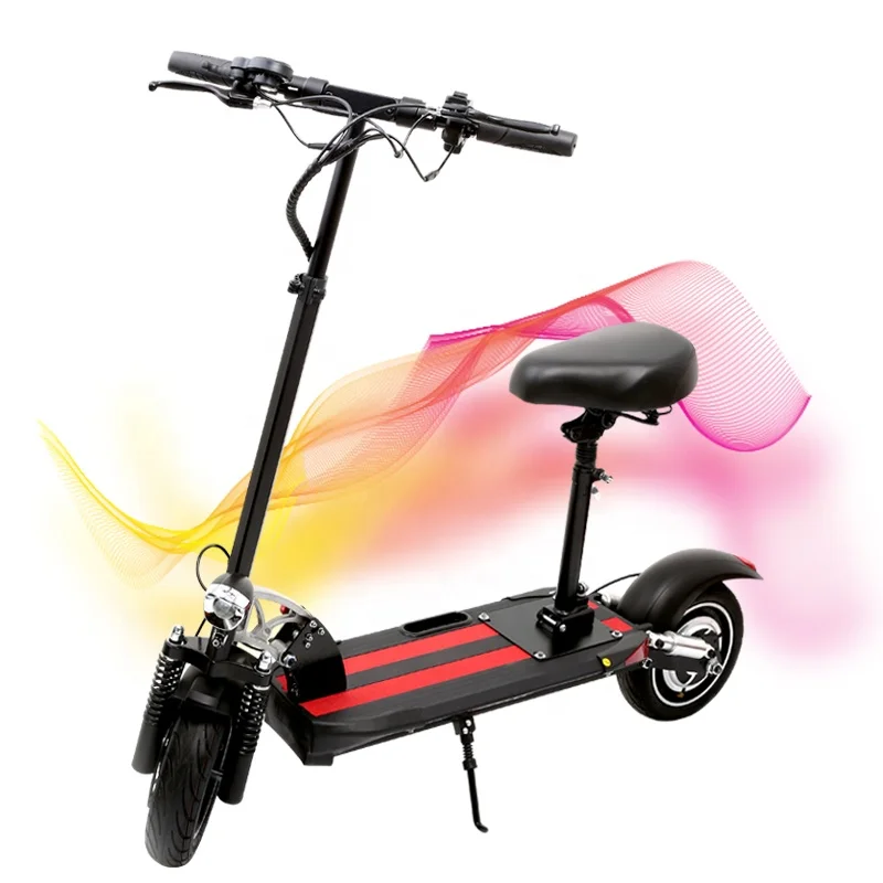 

New Seat Powerful 500W Adult Electric Scooter 48v 45km/hr Long Range Distance 60km Fast Electric Motorcycle Kids Bike