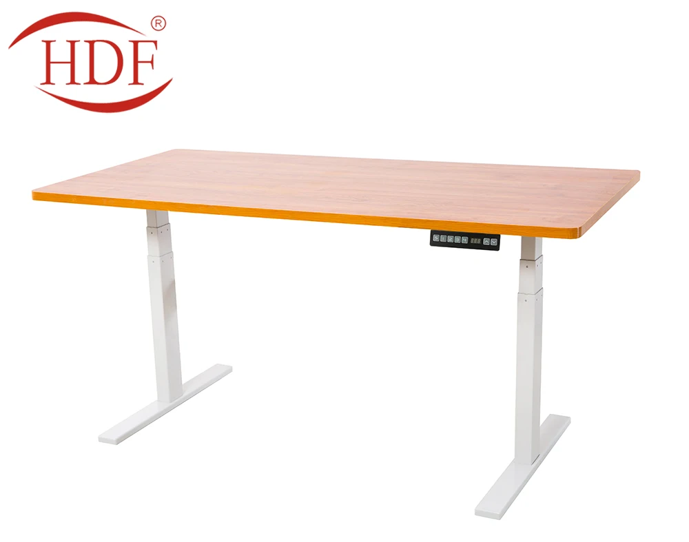 Black Office Furniture Adjustable Height Desk Price Quality