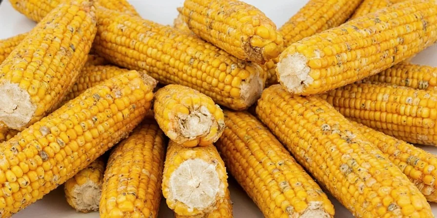 Grilled corn on the barbecue