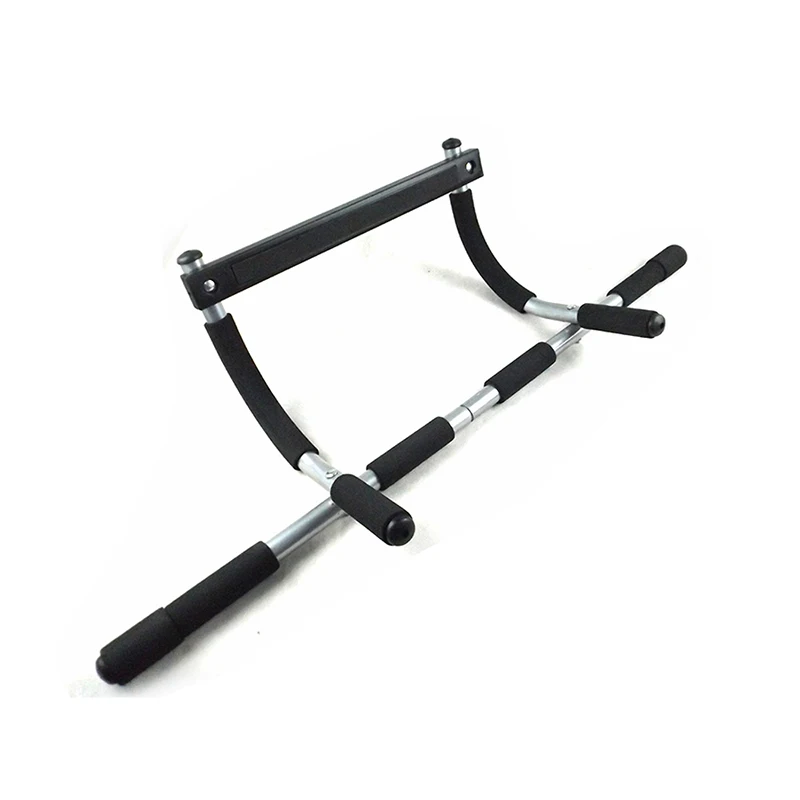 

2021 hot sale portable adjustable home gym exercise wall doorway chin horizontal pull up bar, Black,silver