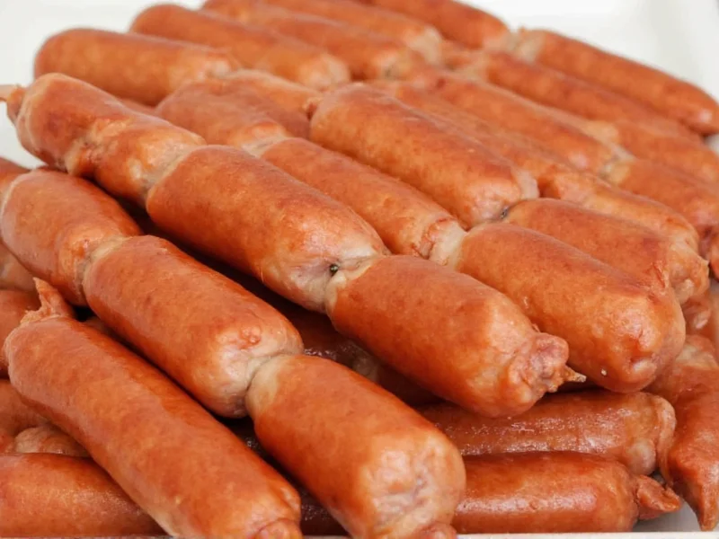 Chicken Sausage Internal Temp: 165°F Safety Standard