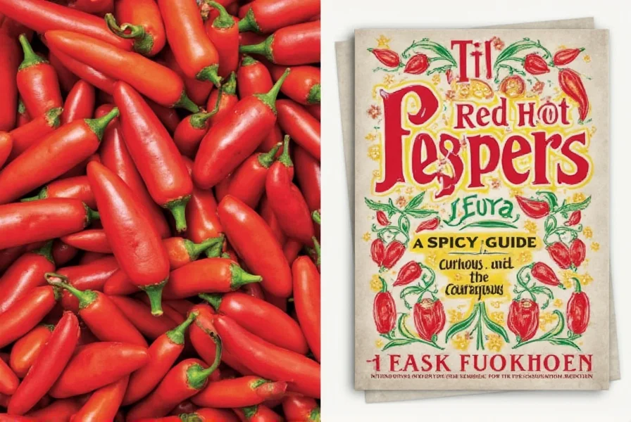 Tiny red hot peppers