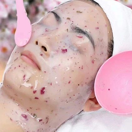 

Crystal rose hydrogel mask rose petal powder facial mask