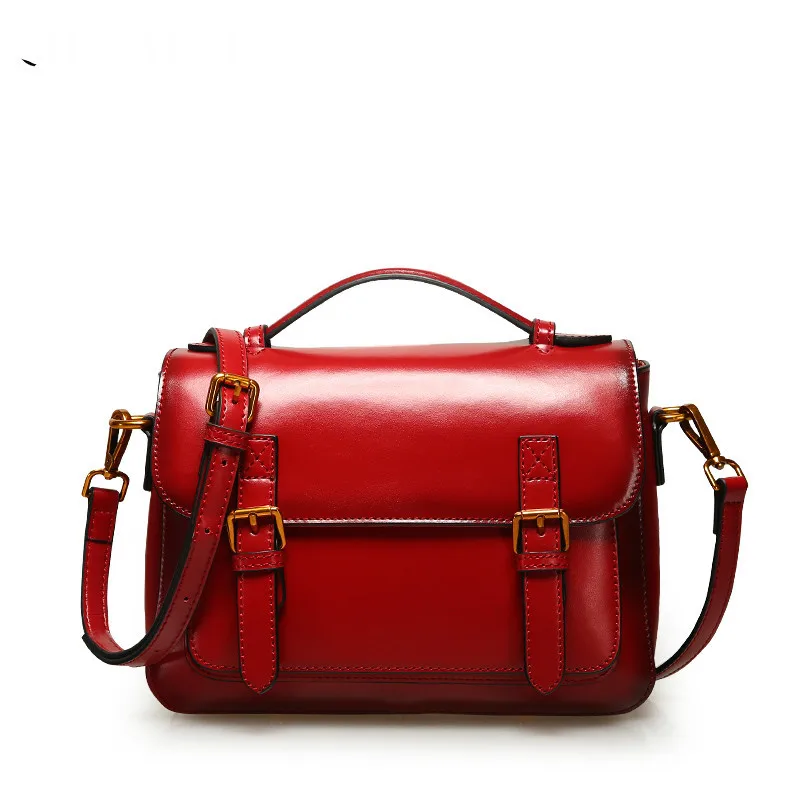 

Women's Bag 2021 New Trendy Messenger Women Handbag Fashion Cowhide Free Shipping