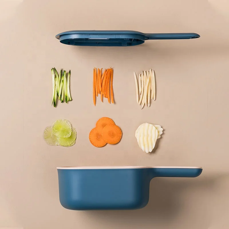 

Twin Plastic Kitchen Fruit Vegetable Grater Slicer Cutter Multi-function Chopper