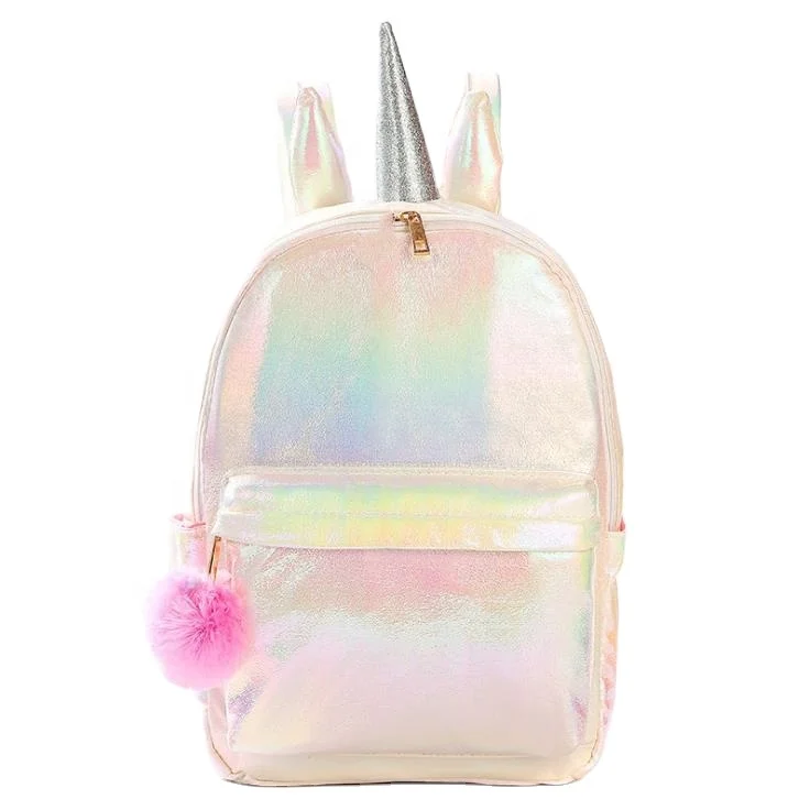 

Hot Selling Wholesale Custom Fashion Kids Student PU Leather School Bag Cute Unicorn Backpacks For School Children, Customized color