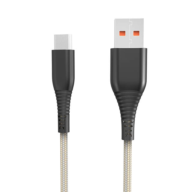 

Hot Selling KDS-51 Type-C Amazon Mobile Accessories 1.2M Data Cable Type C 5A Fast Charging Usb Cable, Grey