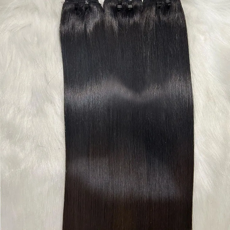 Vietnamese Virgin Cuticle Aligned Bone Straight Hair Bundles Drop Shipping Virgin Human Hair Straight Bundles