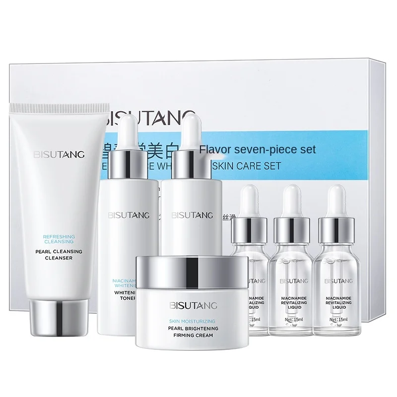 

Beauty and care products facial whitening skin care kit all skin types natural face beauty cream